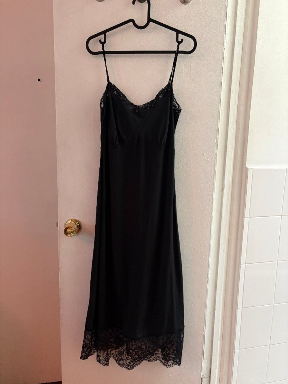 Simone Rocha Lace Trim Slip Dress – Black | Never Worn | SIZE UK 6
